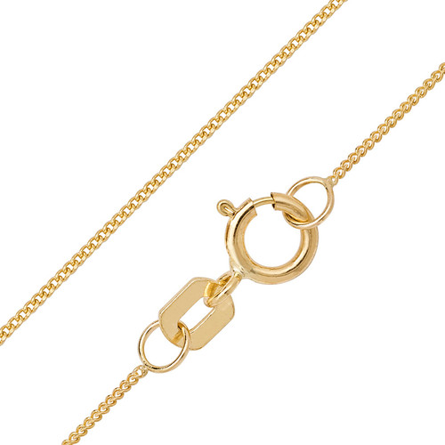 9ct Gold Curb Chain Cameo Jewellers