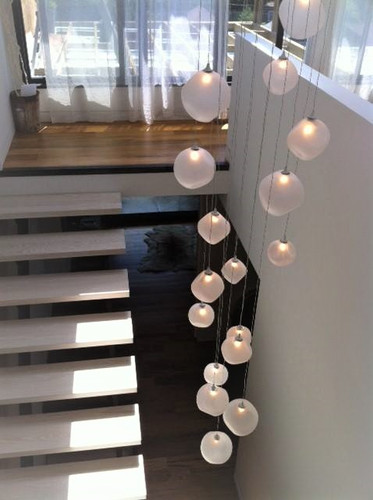 Elegant Custom Glass Chandeliers | Galilee Lighting VOYAGE