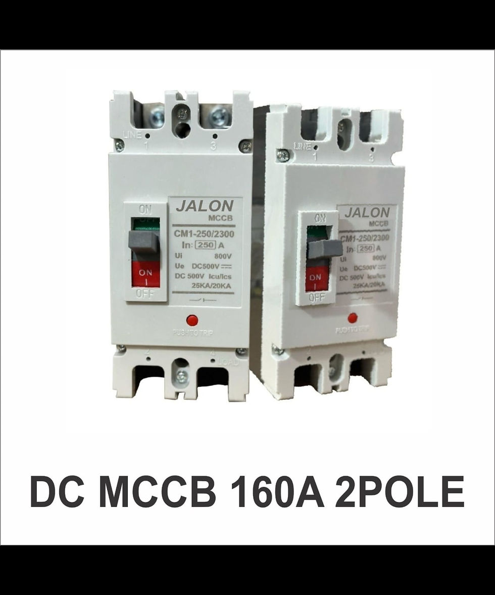 Jalon Solar DC MCCB 160 AMP