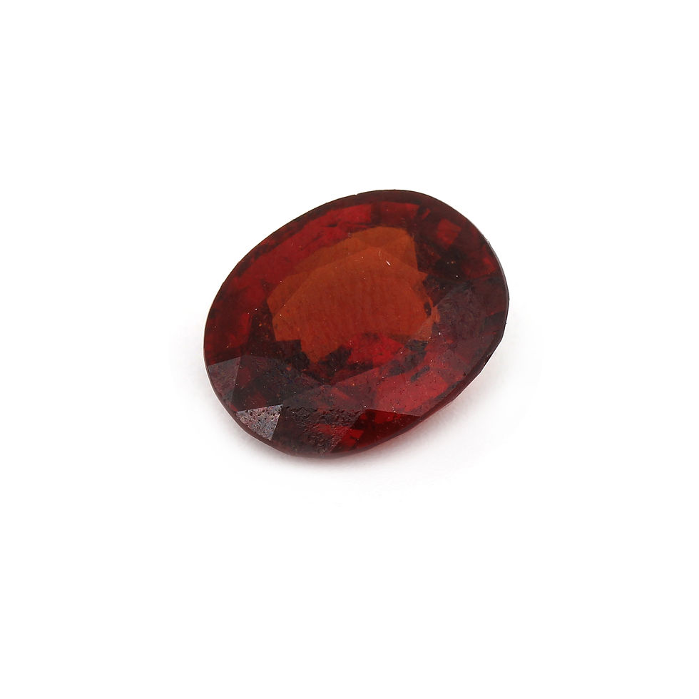 Hessonite (Gomed/गोमेद) 7.65cts (8.50ratti)