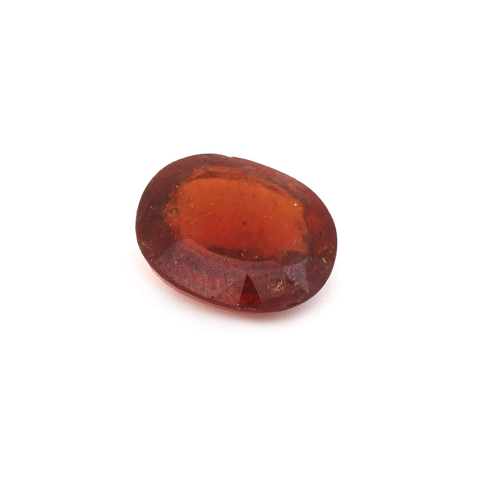 Hessonite (Gomed/गोमेद) 7.14cts (7.50ratti)