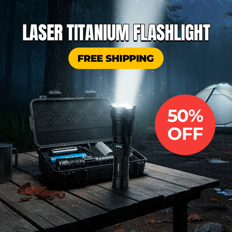 Titanium Laser Pro Flashlight