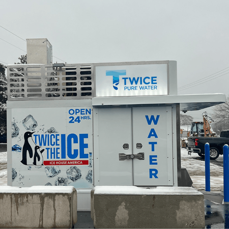Ice Cool Waverly Ice Kiosk Side