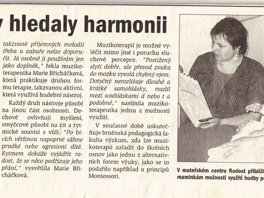 MUZIKOTERAPIE 2003