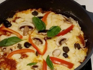 פיצה בסיר >> להכנה על הכיריים ללא תנור