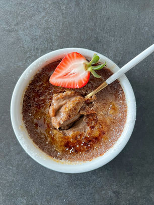 קרם ברולה שוקולד