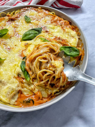 פסטה מוקרמת ברוטב רוזה