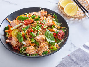 סלט סלמון אסייתי