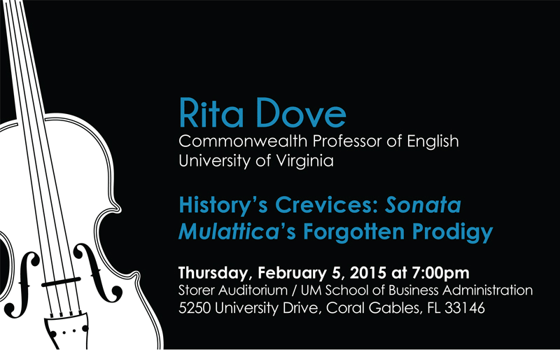 Rita Dove Flyer