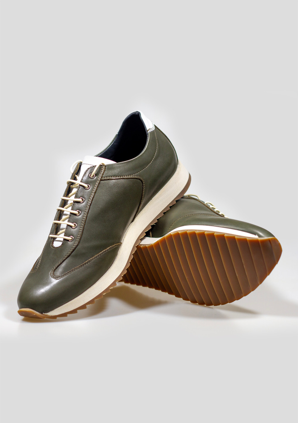 Urban Sneakers Olive Green by Francesco Sensini