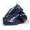 Thumbnail: Low Top Sneakers Crocodile Effect Dark Blue