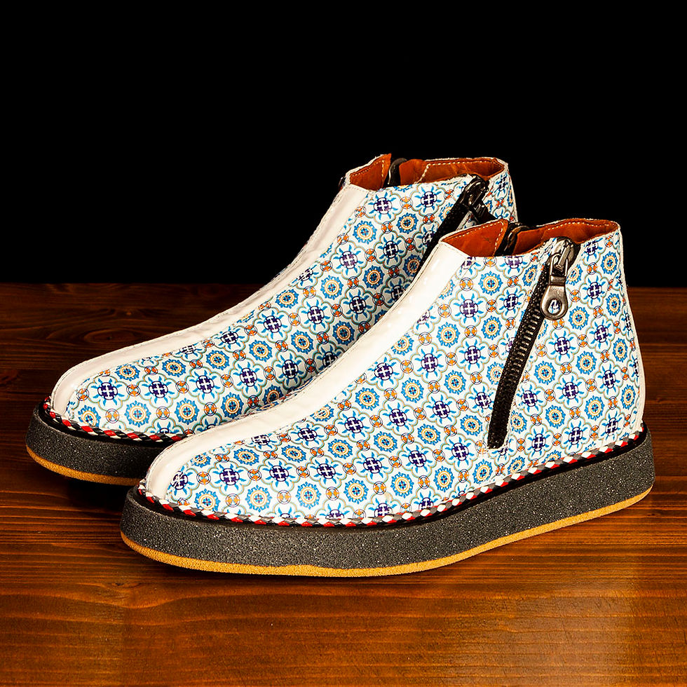 Miniature : Francesco Sensini – Slip-On High Top Sneakers Vietri Edition White