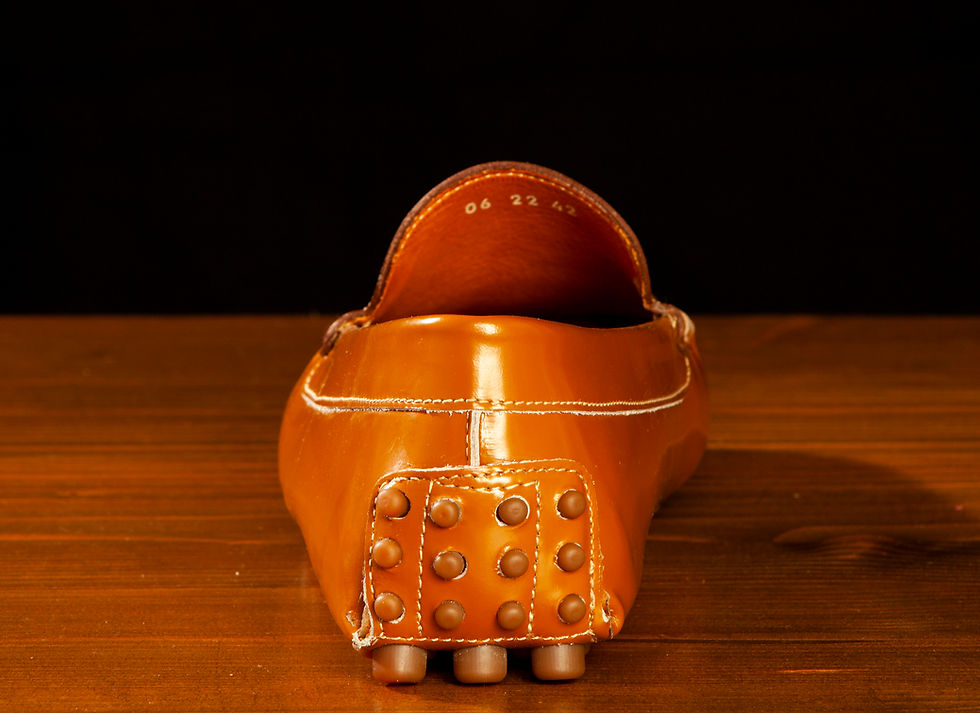 サムネイル： Francesco Sensini Moccasins Solid Calfskin Edition - Cognac