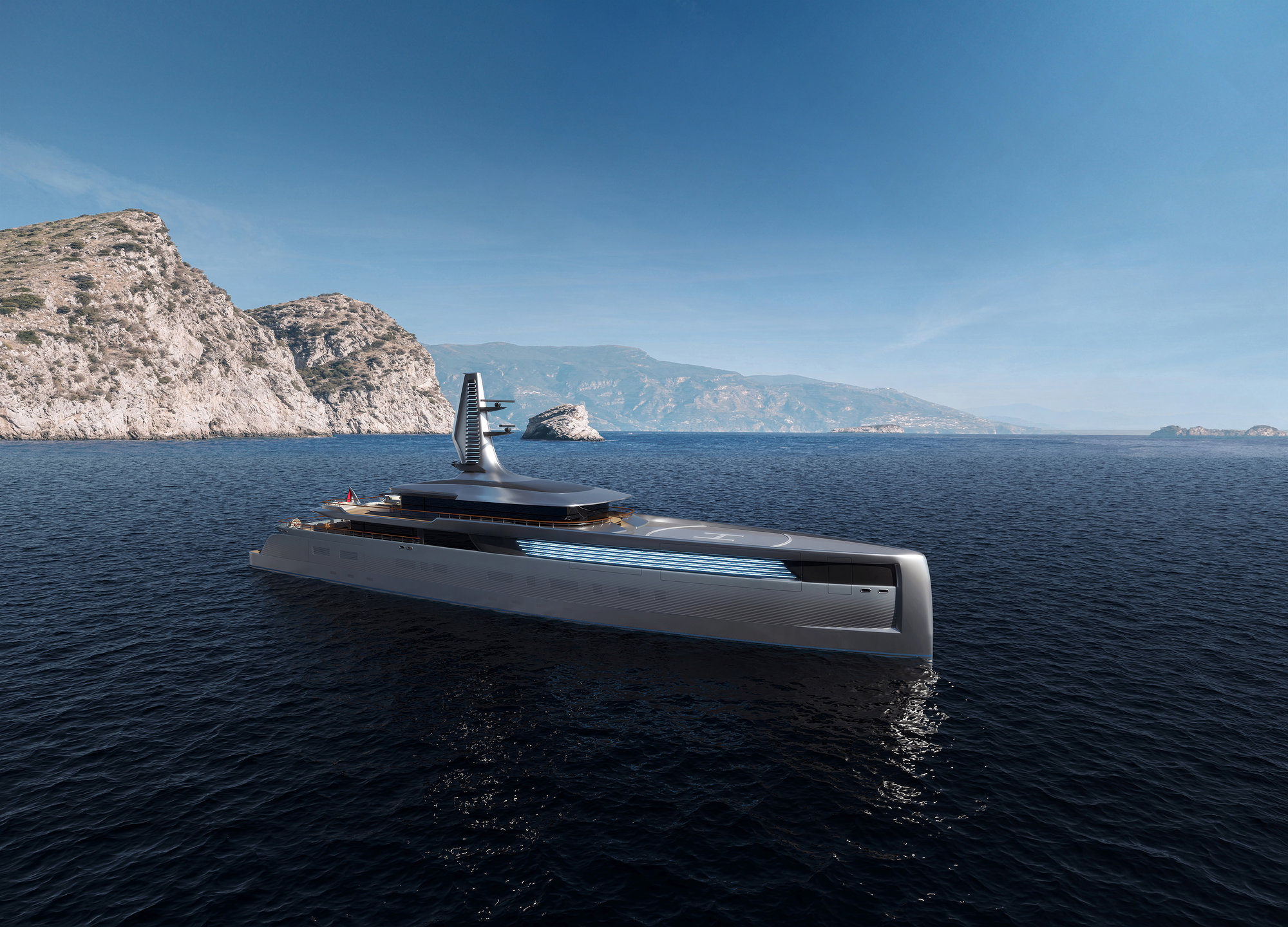 Neon, 78 m superyacht by T. Fotiadis Design