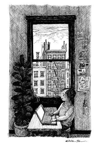 ゆっくり流れる