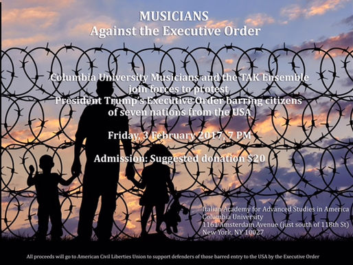 Columbia Musicians Against The Executive Order