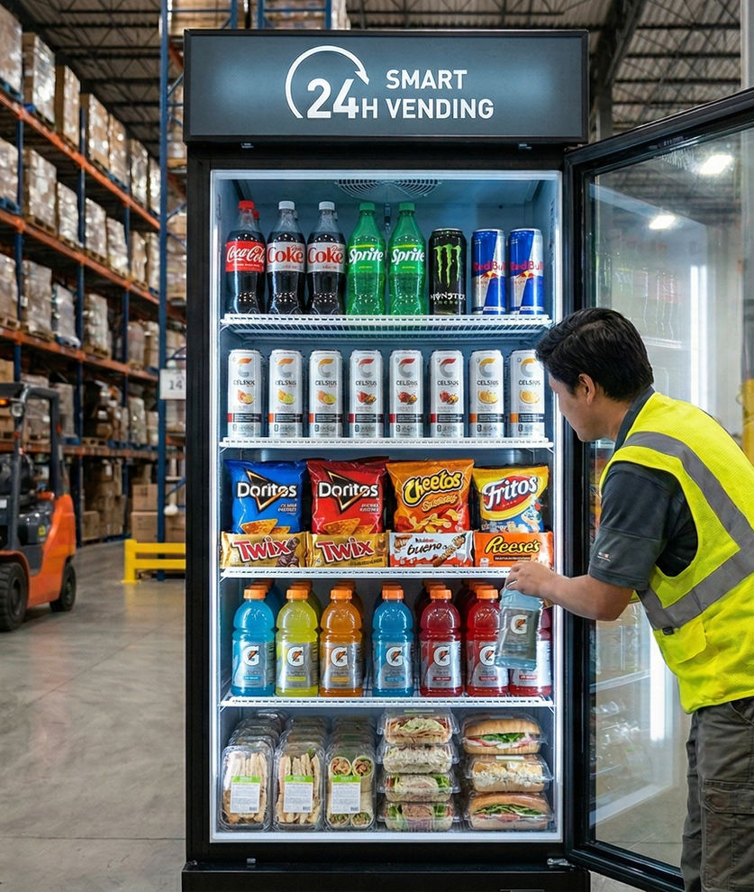 AI Smartcooler for warehouse, workshop, mechanics, offices, dealerships, municipal buildings, churches, gyms