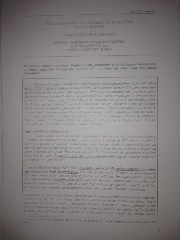 comportement