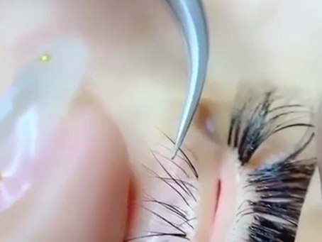 Lower lash extensions