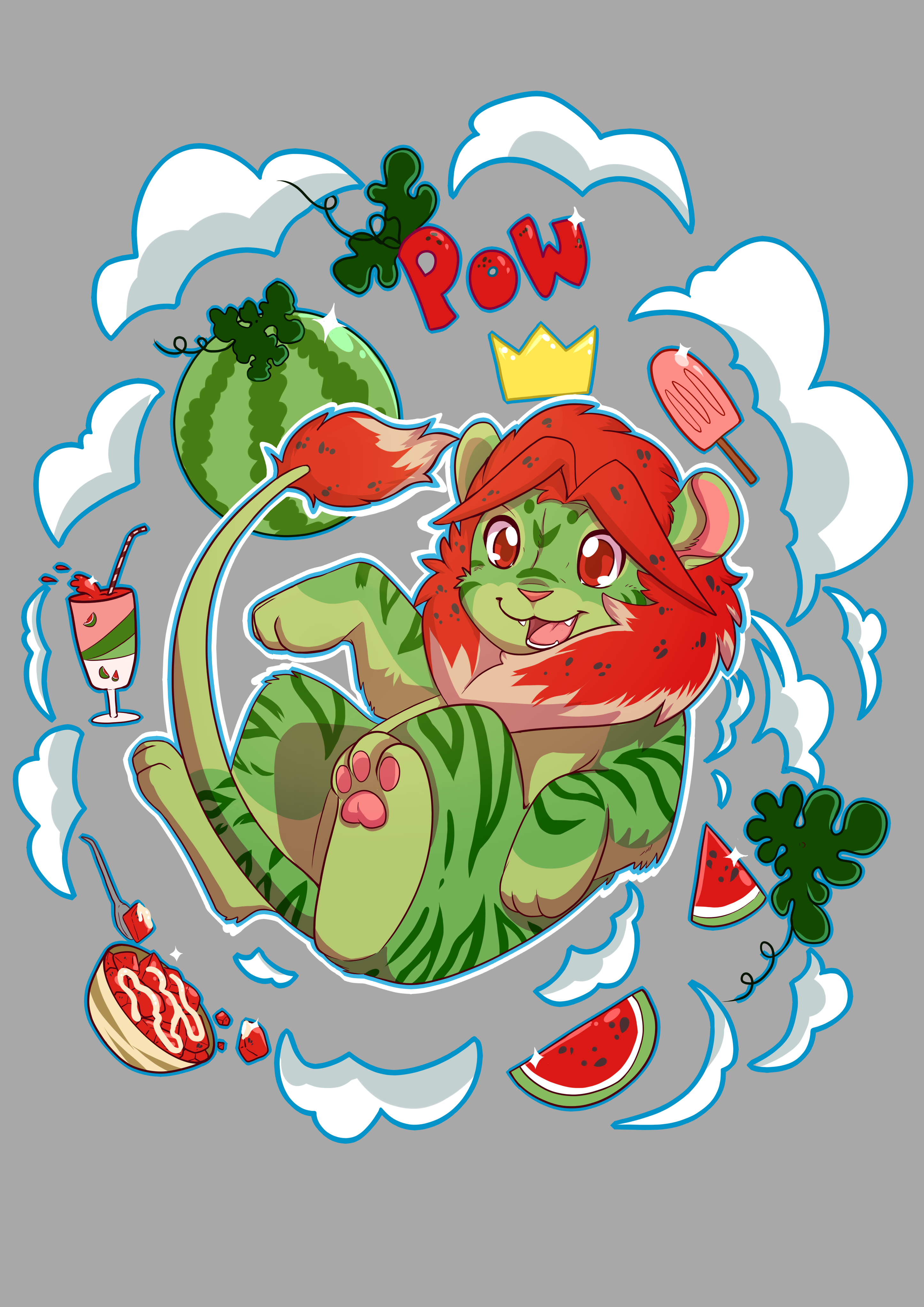 Watermelion tshirt design