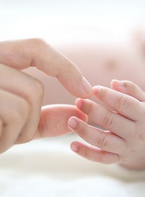 masser son bébé