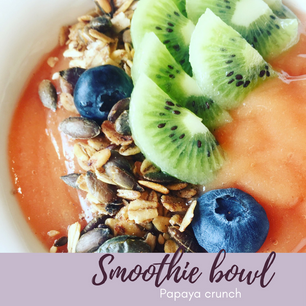 Smoothie bowl - Papaya crunch