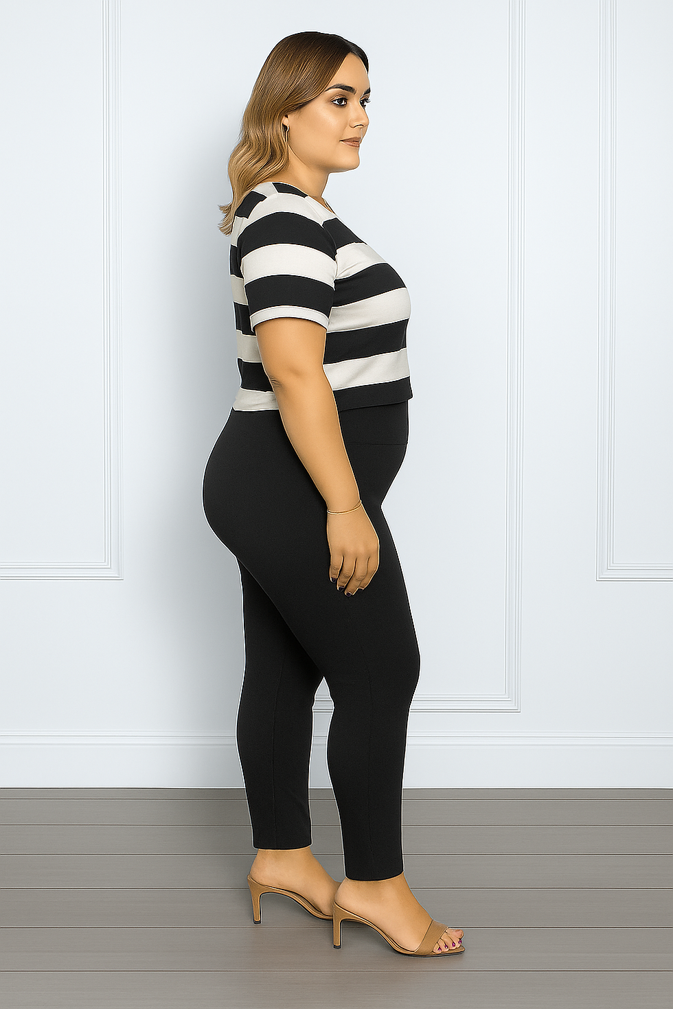 Miniatura: CALÇA LEGGING PLU SIZE  SICINTURA ALTA | MODELADORA, CONFORTÁVEL E VERSÁTIL