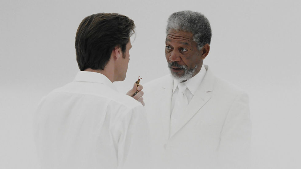 Sadly, Morgan Freeman wasn't there.