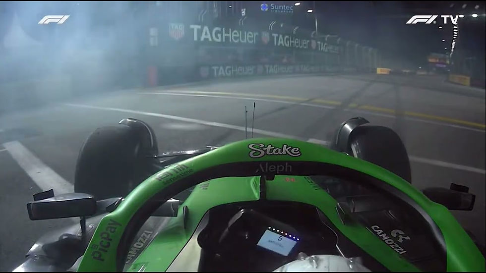 Hulkenberg goes off the track