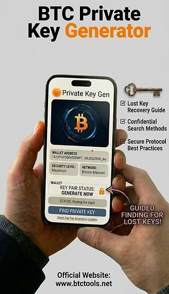 BTC Private Key Generator app, btctools.net official website
