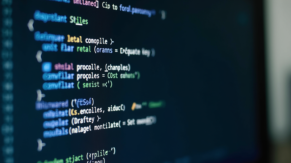 Close-up view of a computer screen showing code related to Bitcoin key recovery