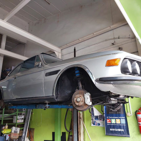Salvaging a bad brake job on an E9 3.0CSL