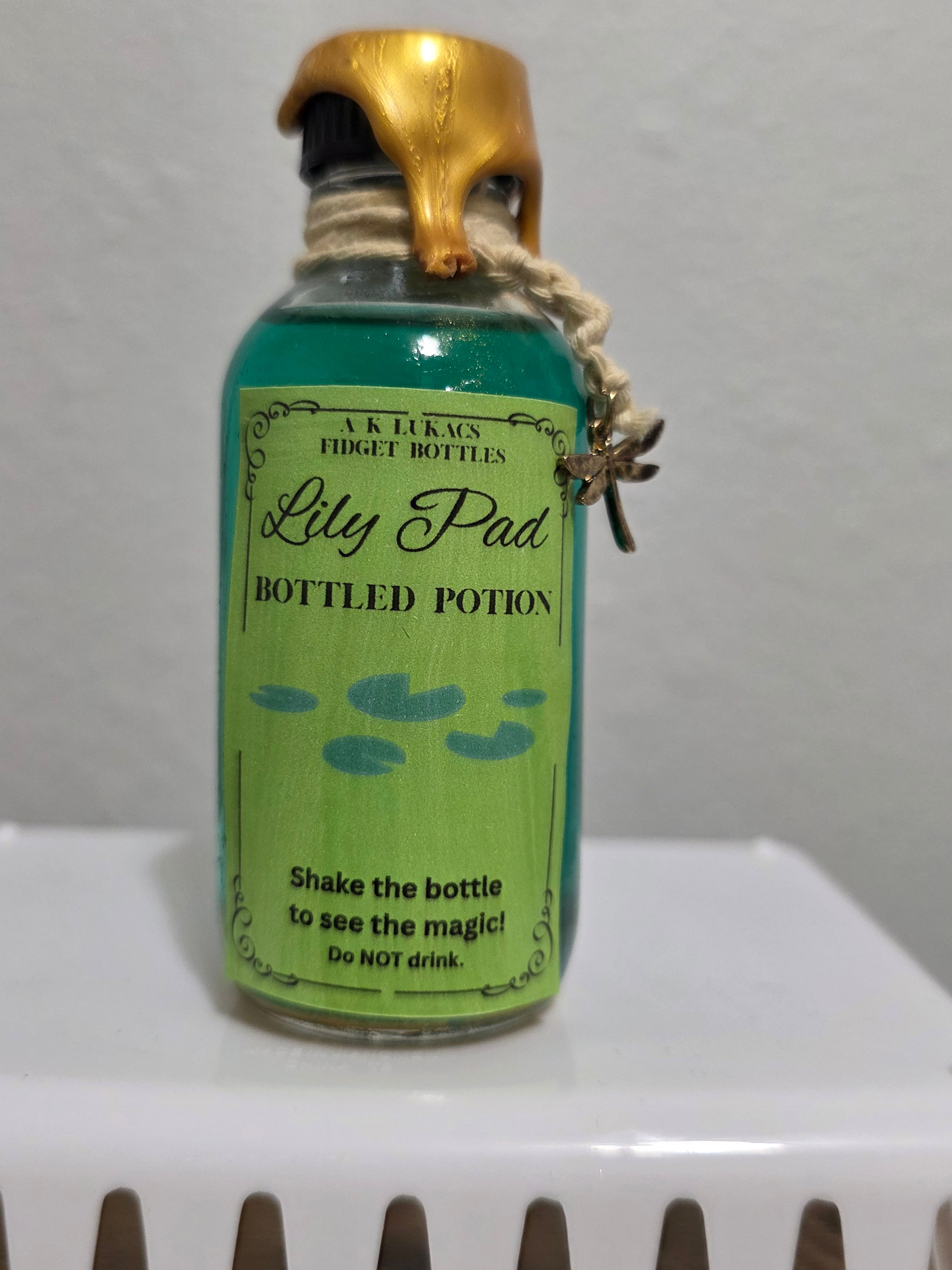 "Lily Pad" Potion Bottle 