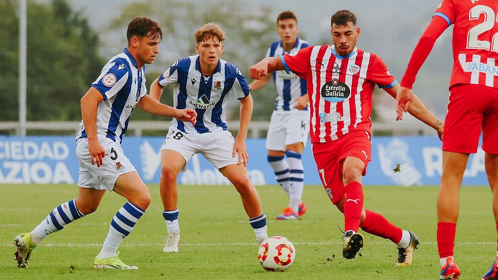 Imatges de la victòria dels bascos per un gol a zero contra un gran Lugo. FOTO: CD Lugo
