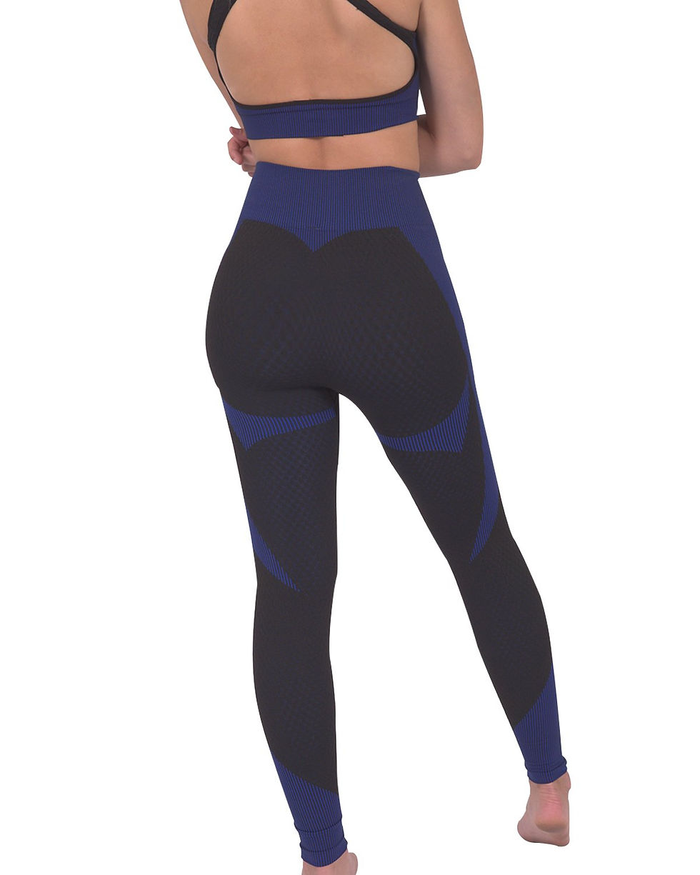 Miniature : Trois Seamless Legging - Black With Navy