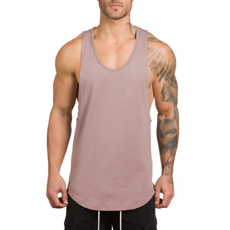 Thumbnail: Men's Solid Color Tank Top/Tee