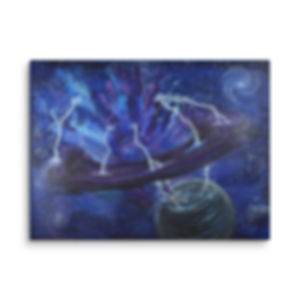 Cosmic Volatility 18x24 Canvas Print