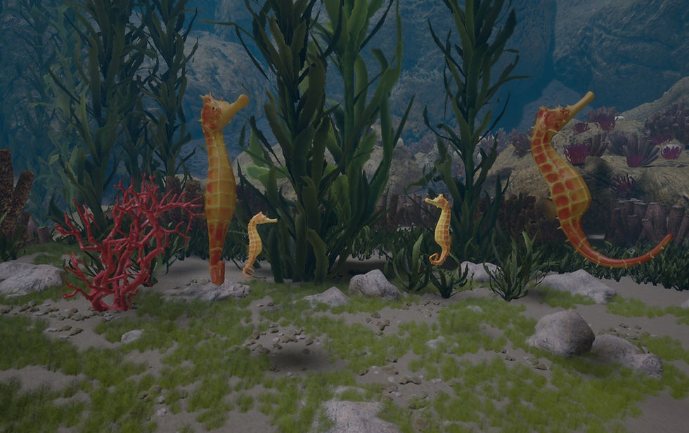 Unreal Engine Seahorses