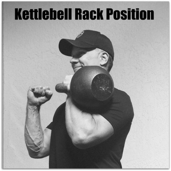 Kettlebell press rack position