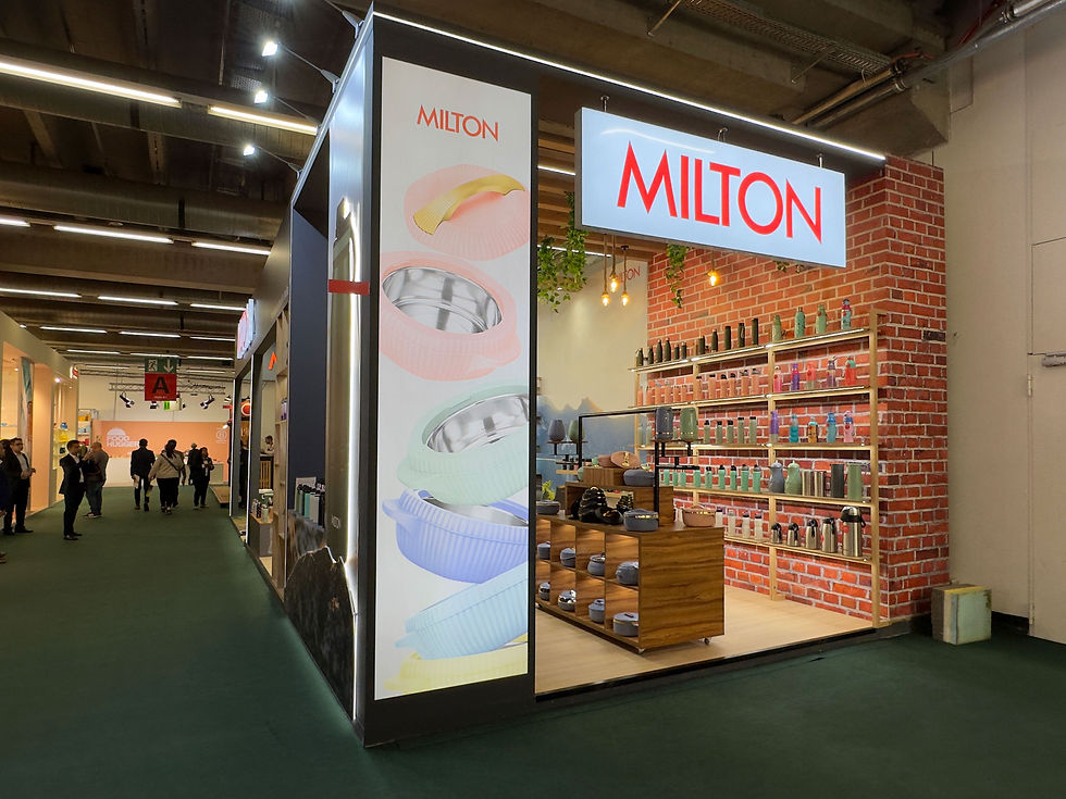 Exhibition Stall Design for MILTON at Ambiente, Frankfurt