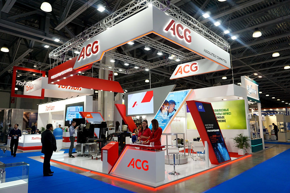 Exhibition design for ACG at Pharma Tech by Inoways