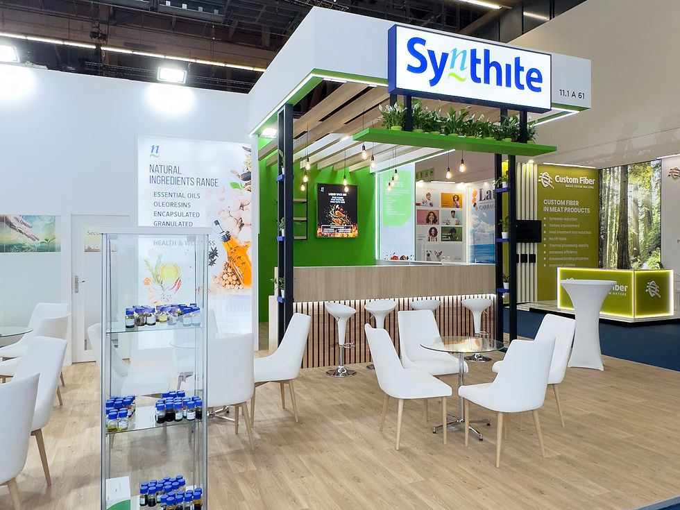 Exhibition Stall Design for Synthite Industries Ltd. at IFFA, Frankfurt
