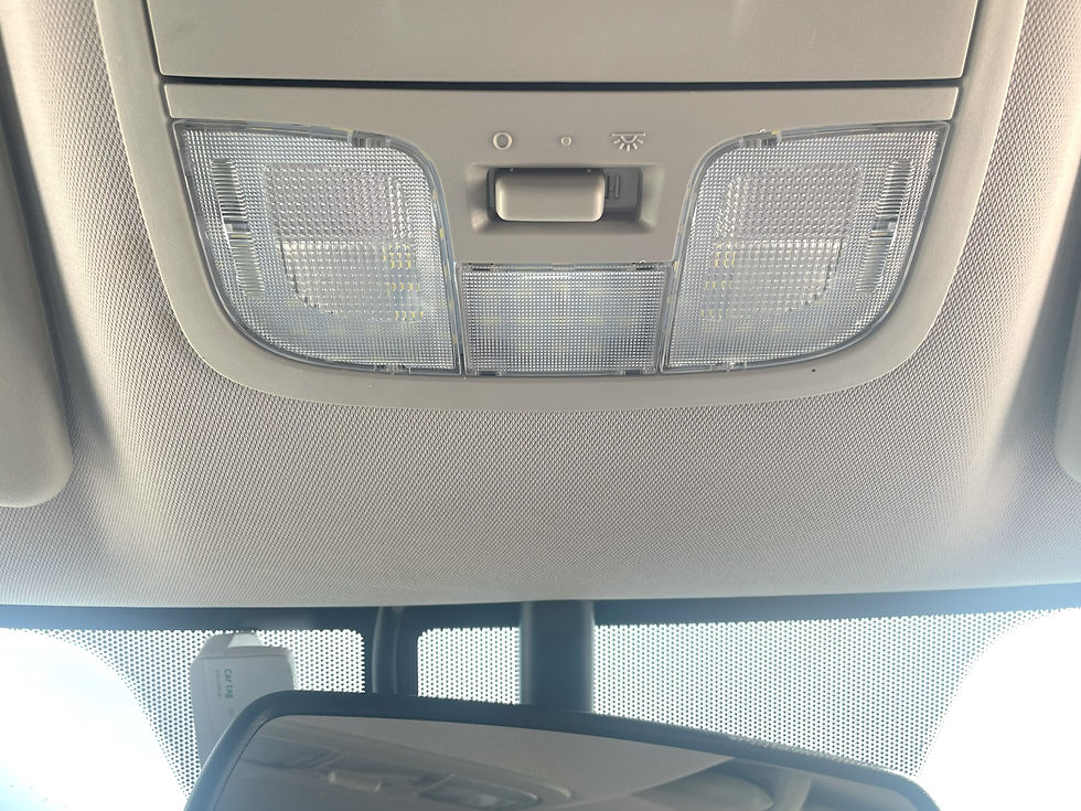 Thumbnail: Mitsubishi Pajero Sport front map light factory housing after LED panel installation