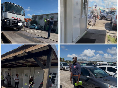 Exercice d'évacuation au sein de METALDOM SAS à Fort-de-France