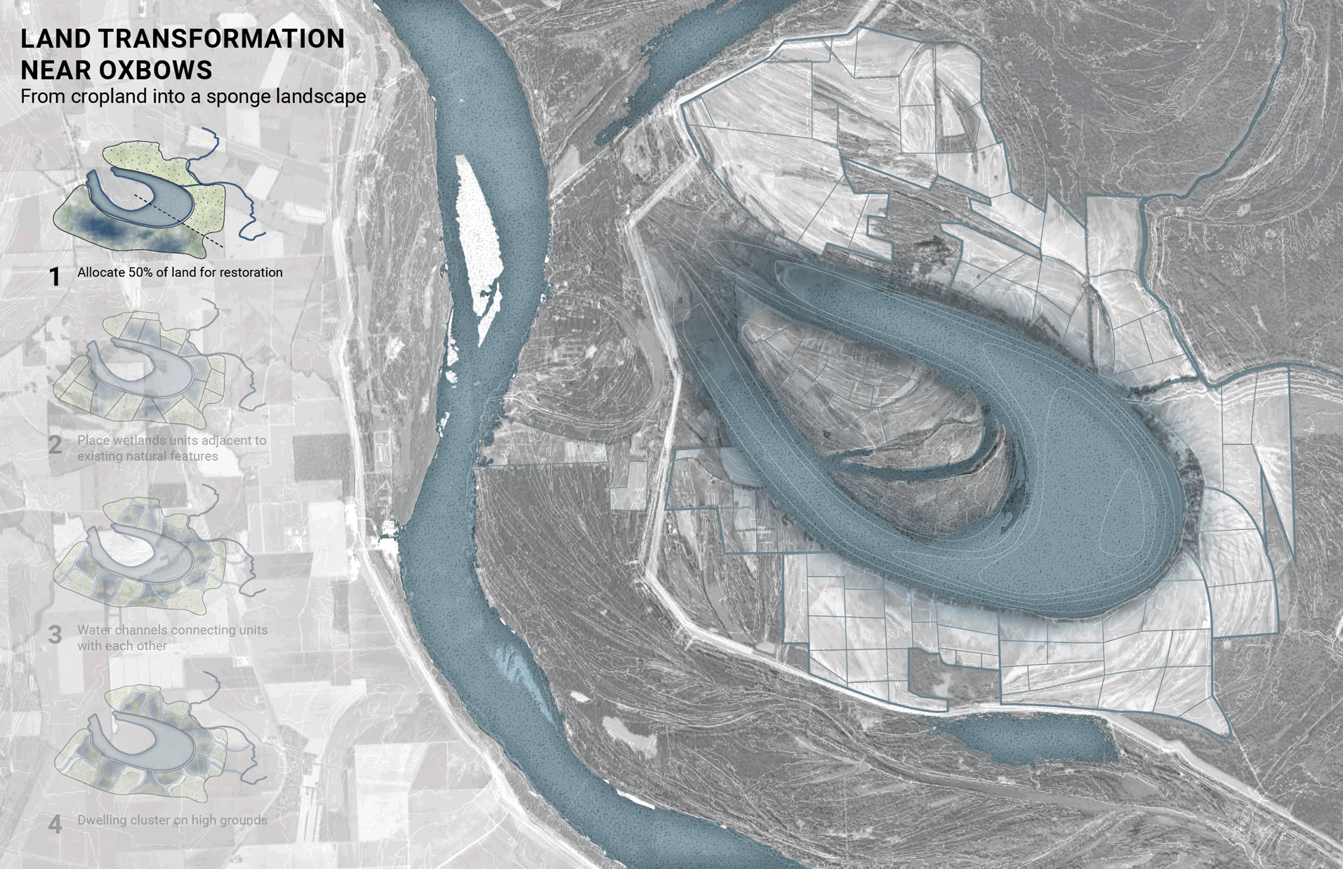 Land Transformation Near Oxbow