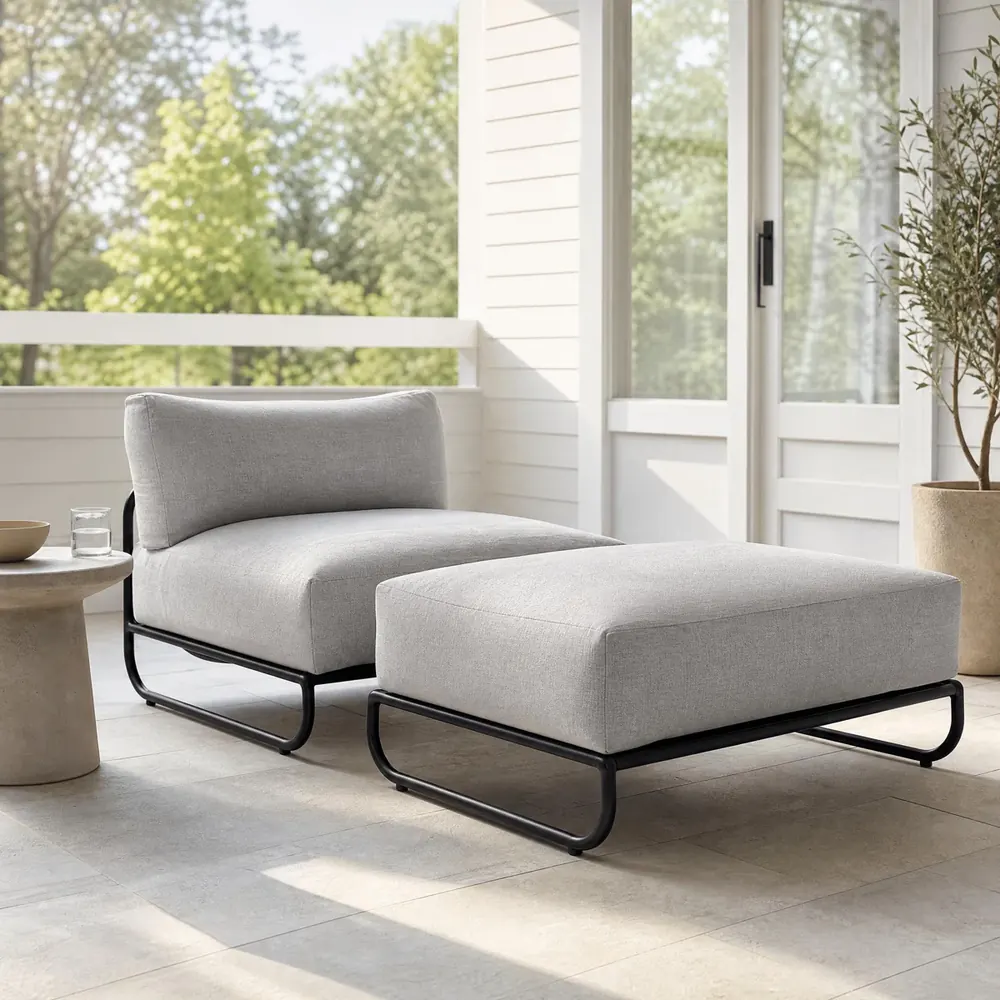 contemporary lounge chair outdoor patio
