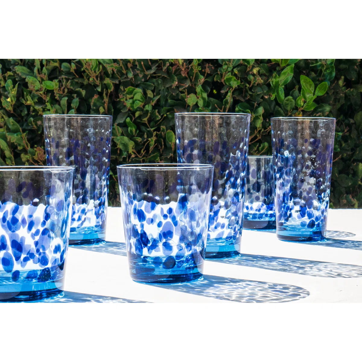 Vetro Blue Acrylic Glasses