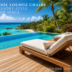 Best Pool Lounge Chairs for a Resort-Style Outdoor Space