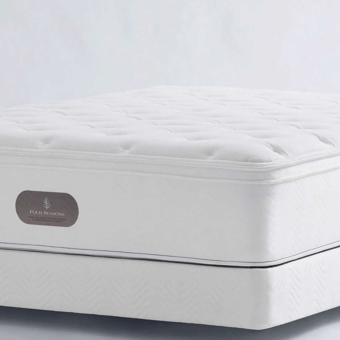 Luxury hotel bedroom mattress by Four Seasons with elegant tailoring, plush support, and five-star hotel-quality comfort.
