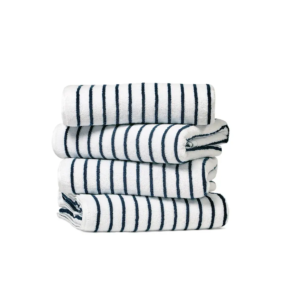 100% Cotton Cabana Beach Towel (Set of 4)